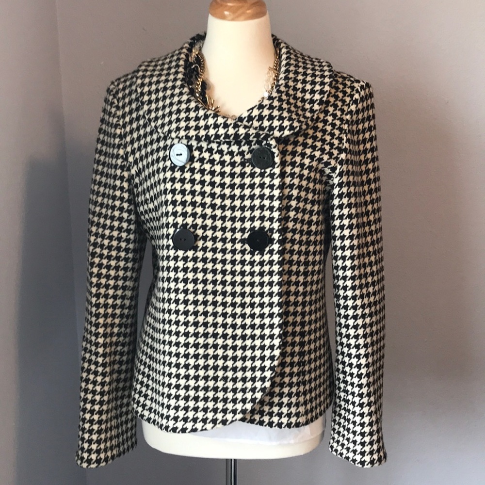Pendleton Houndstooth jacket blazer size 14